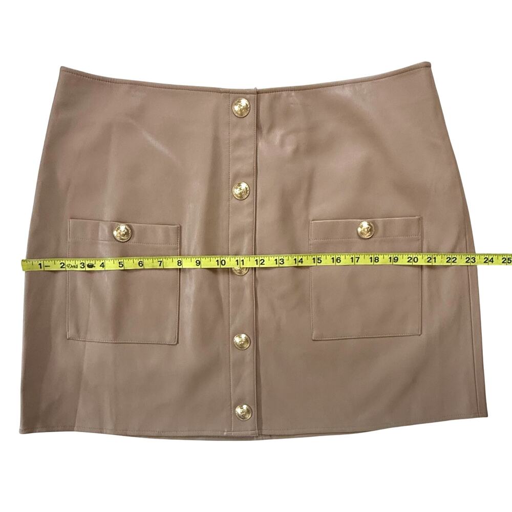 L'AGENCE Truman Vegan Leather Mini Skirt - Picture 9 of 11